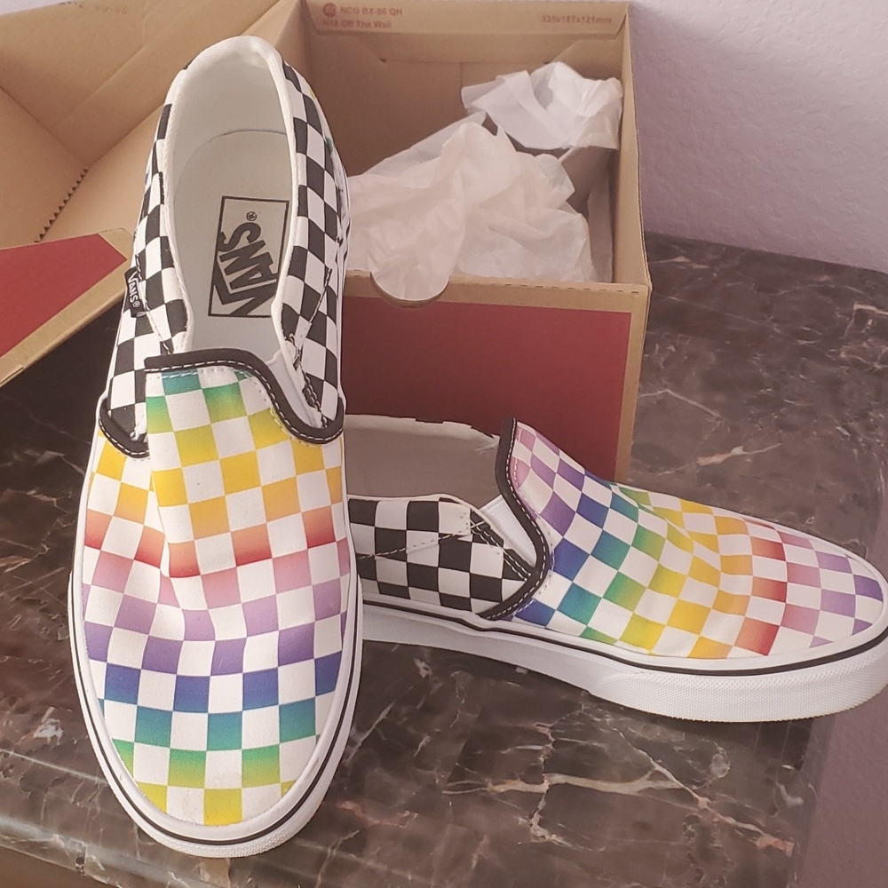 Vans Multi Color Slip-On